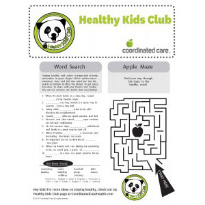 Activity and Coloring Sheets